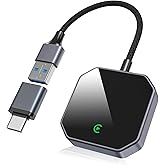 BLUMOST Wireless CarPlay Adapter for Apple iPhone [2025 Upgraded] - Convert Wired to Wireless CarPlay, Plug & Play, No Latency, Compatible with iOS 10+ & Cars with Built-in CarPlay