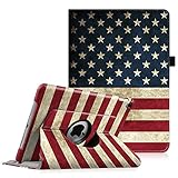 Fintie iPad Pro 9.7 Case - 360 Degree Rotating Stand Case with Smart Cover Auto Sleep / Wake Feature for Apple iPad Pro 9.7 Inch (2016 Version), US Flag
