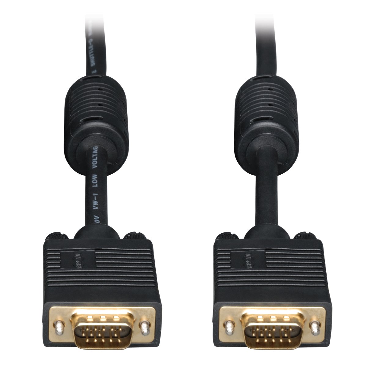 Tripp Lite VGA SVGA RGB Coax Monitor Cable High Resolution HD15 1080p, M/M, 10.68 m (P502-035)