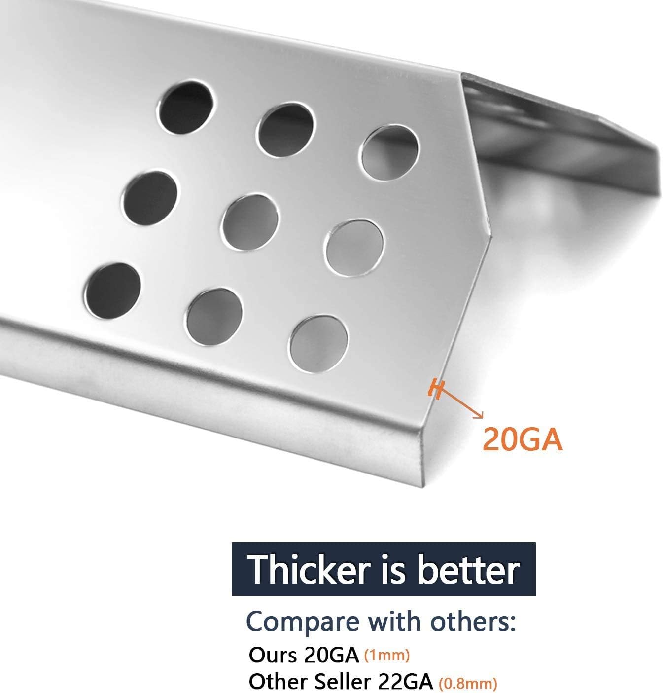 Hongso Stainless Steel 5 Burners Pipe Tube and 5 Heat Plates Shield Tent Repair Kit Replacement Parts for Jenn-Air Gas Grill 720-0709, 720-0709B, 720-0727, Kitchen Aid 720-0709C, SBE6415-SPG4515 : Garden & Outdoor