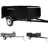 Utility 5x7 Trailer Cover fit for Detail K2 5X7-TC Standard Drop Gate | MMT5X7 MMT5X7G 600D Waterproof Windproof Durable Trailer Cover