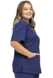 HeartSoul Break On Through Women Scrubs Top V-Neck