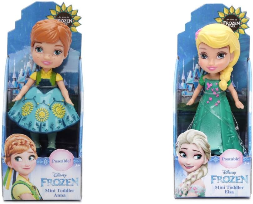 elsa and anna mini toddler dolls