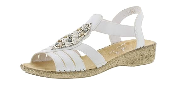 Rieker 61661 Damen Riemchensandale,Römer-Sandale,Sandalette,Sommerschuh
