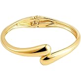 Fashion this season F&S Gold Elegant Bracelets for Women, Gold Bangle Bracelets for Women Teens Trendy Chunky Adjustable Twist Cuff Bracelet Jewelry Ideal Gifts for Christmas Valentine's Day Gifts