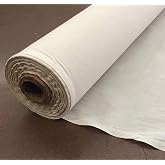 Sedona Designz Natural 100% Cotton Muslin Fabric by The Yard &ndash; Unbleached Lightweight Draping Textile for Sewing, Quilting, Crafts &amp; Home D&eacute;cor &ndash; 50" Wide