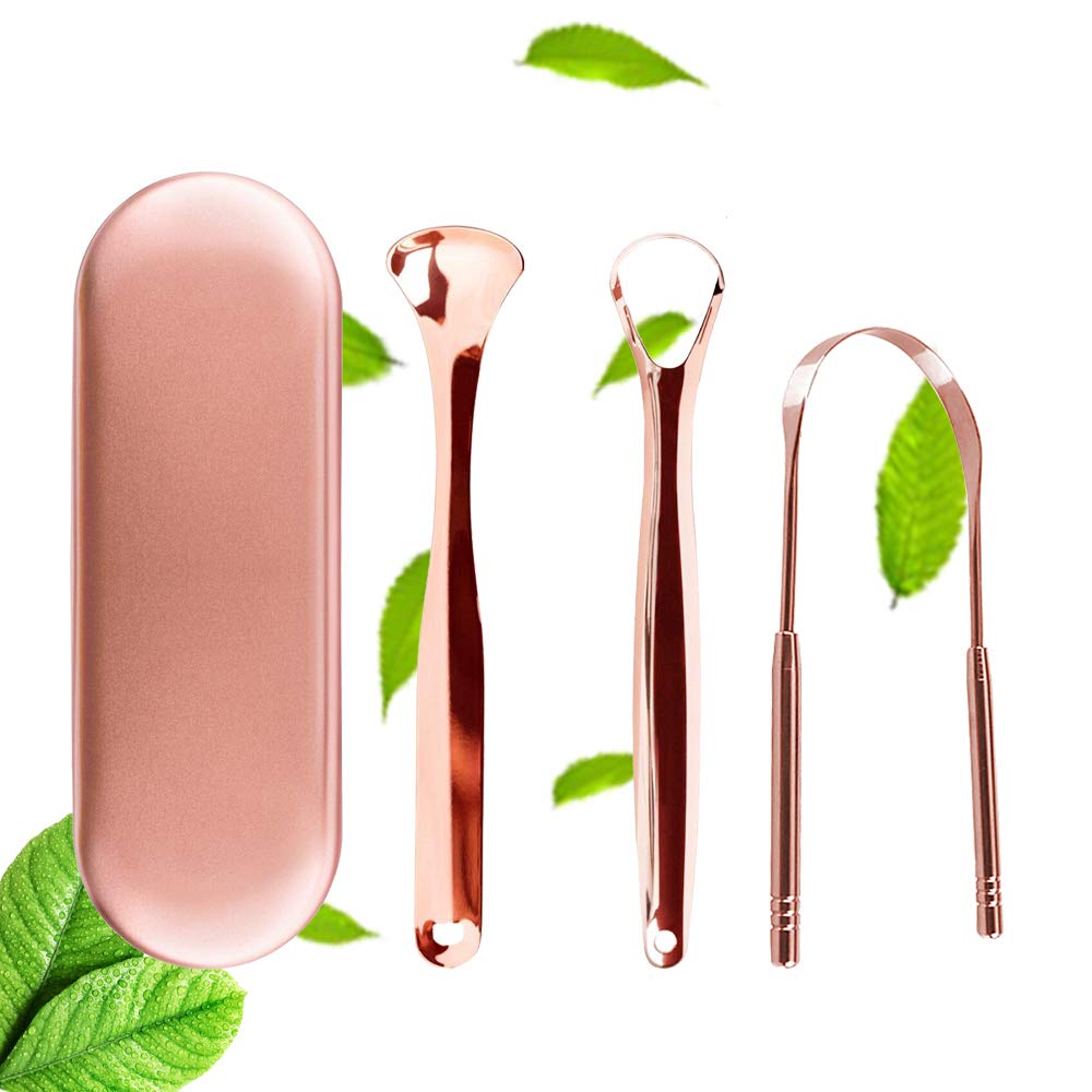 Tongue Scraper Cleaner Stainless Steel, 3 Pack Tongue