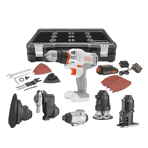 BLACK+DECKER 20V MAX MATRIX Cordless Combo Kit, 6-Tool, White and - Main Image