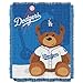 The Northwest Company MLB Los Angeles Dodgers Unisex-Baby Woven Jacquard Tapestry Throw Blanket, 36