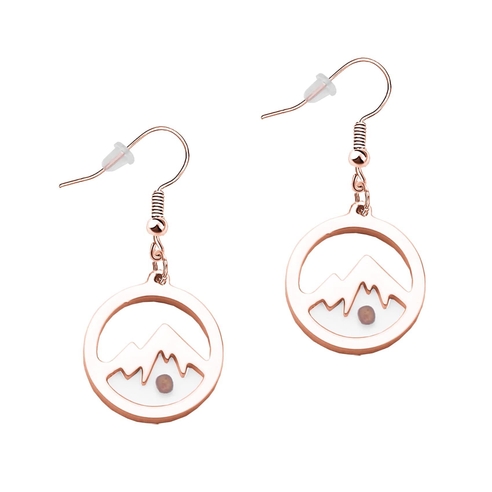 Octjewty Mountain Mustard Seed Jewelry Faith Move Mountains Necklace Bracelet Gift for Christian, Stainless Steel, n