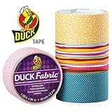 4 Rolls Duck Crafting Fabric Tape Peel Away Liner 1.88