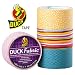 4 Rolls Duck Crafting Fabric Tape Peel Away Liner 1.88"x96"/Roll Pattern Print