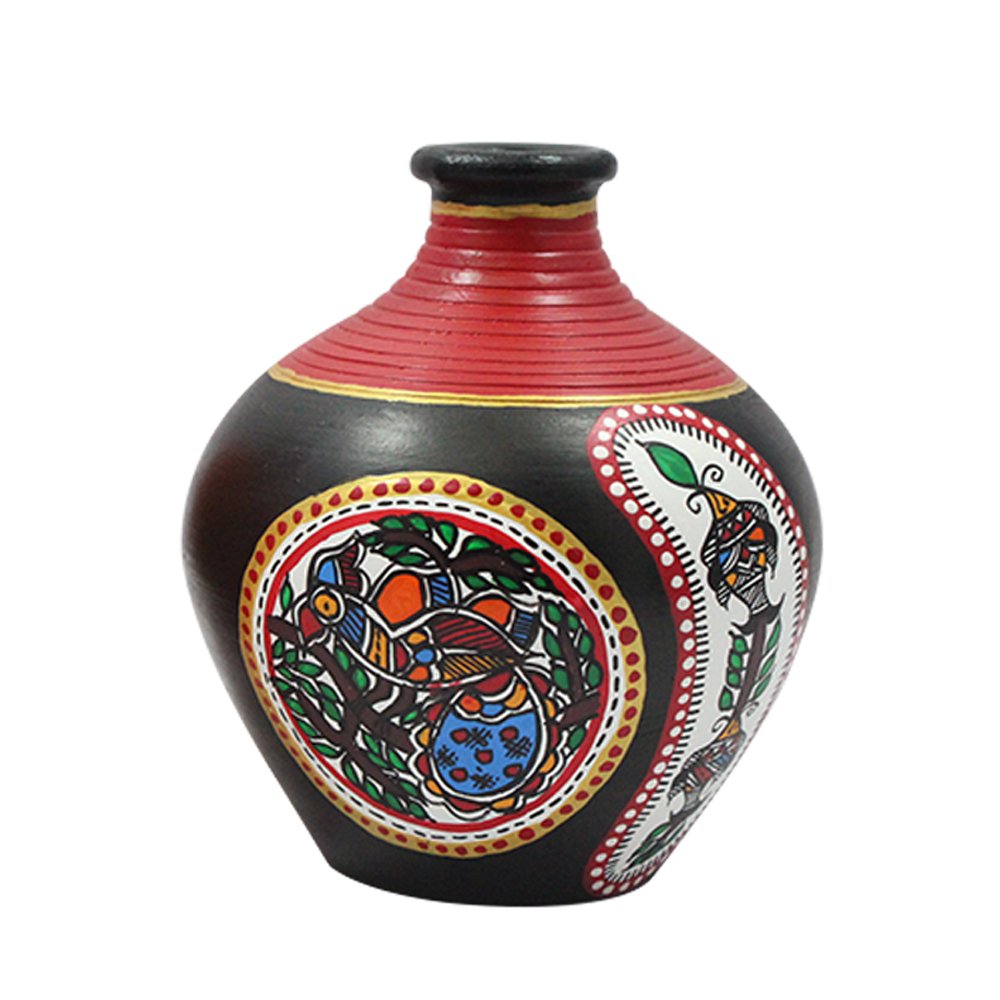 Buy India Meets India Handmade Terracotta Flower Vase Or Pot With