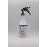Pre-Labeled GHS Spray Bottles - Deionized Water - 24oz (Supplied Empty)