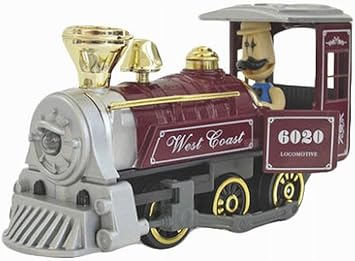 Black Temptation Tren del Modelo del Juguete de la Locomotora de la simulación Tren del Vapor, Rojo Oscuro (15 * 5 * 17CM): Amazon.es: Juguetes y juegos