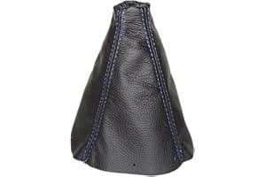 The Tuning-Shop Ltd for Honda S2000 2001-03 Shift Boot Black Leather Blue Stitching