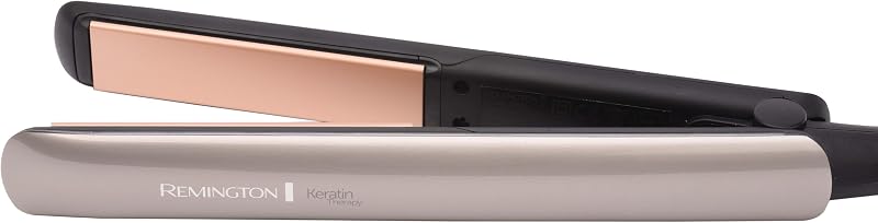 Glätteisen Profi [Hitzeschutzsensor um Haarschäden zu verringern] Keratin Protect (hochwertige Keratin-Keramikbeschichtung mit Mandelöl) Digitales Display, 160-230°C, Haarglätter S8593