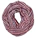 Women's Shimmer Sparkle Infinity Scarf, Festival Bliss Lightweight Fashion Shawl (Passion Red)