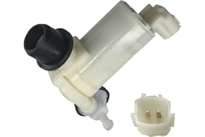 Windshield Washer Pump - Compatible with Murano Quest Rogue, EX35 EX37 FX35 FX37 FX50 QX50 QX56 - Washer Fluid Pump with Grom