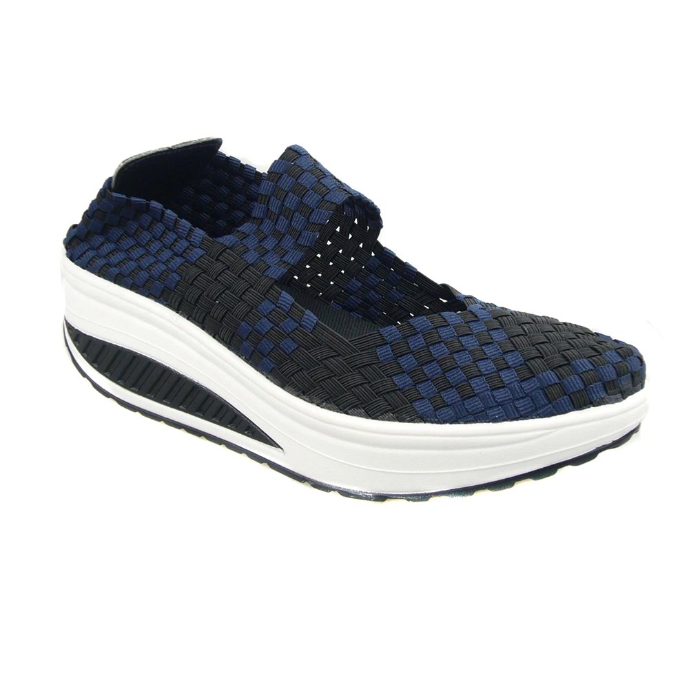 Scarpe da camminata SCARPE DIMAGRANTI DONNA INTRECCIATE RASSODAGLUTEI  SPORTIVE GINNASTICA POSTURALI ELASTICHE urban-earth.co.uk