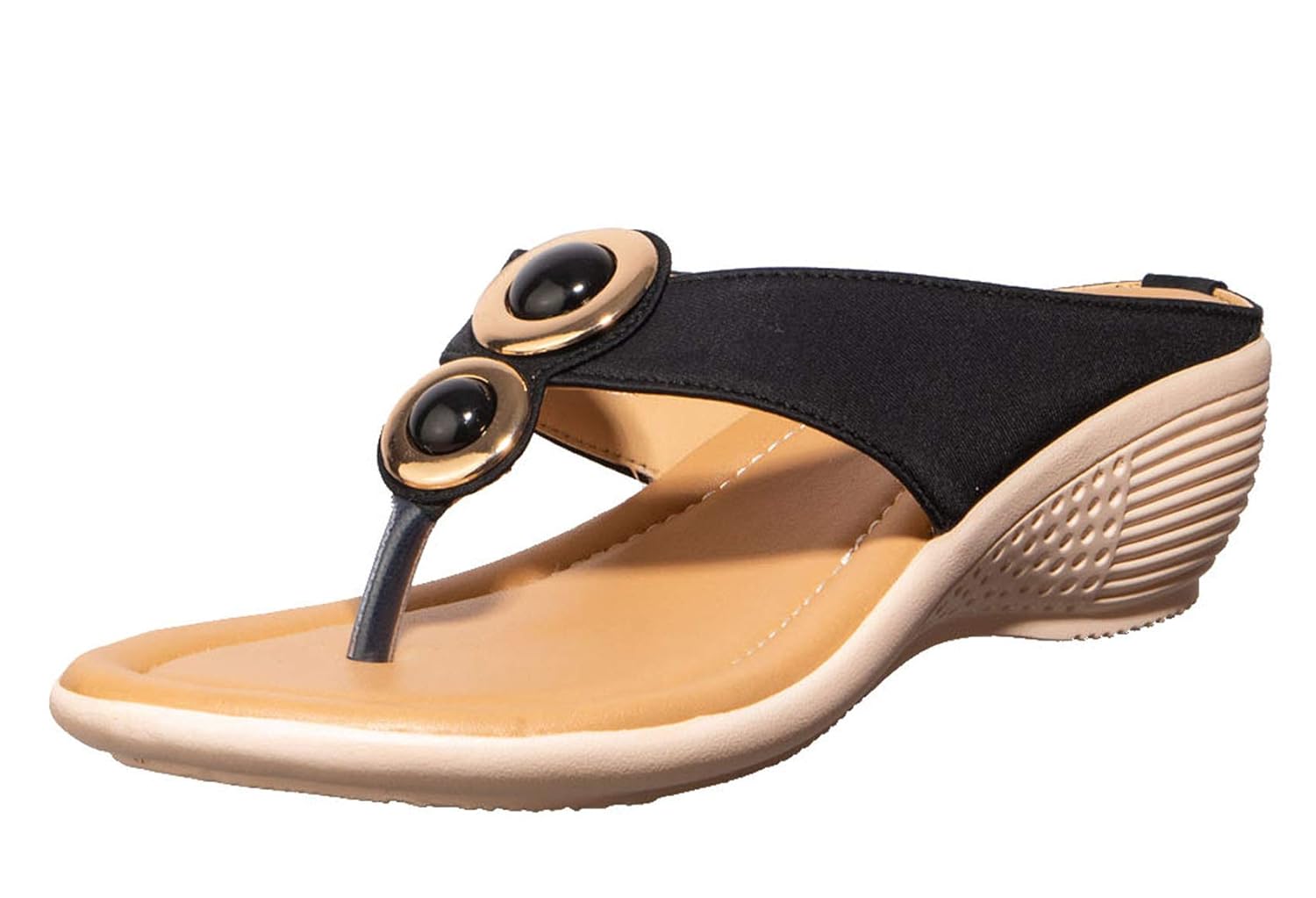 Buy Khadims Women Black Casual SlipOn Sandal at Amazon.in