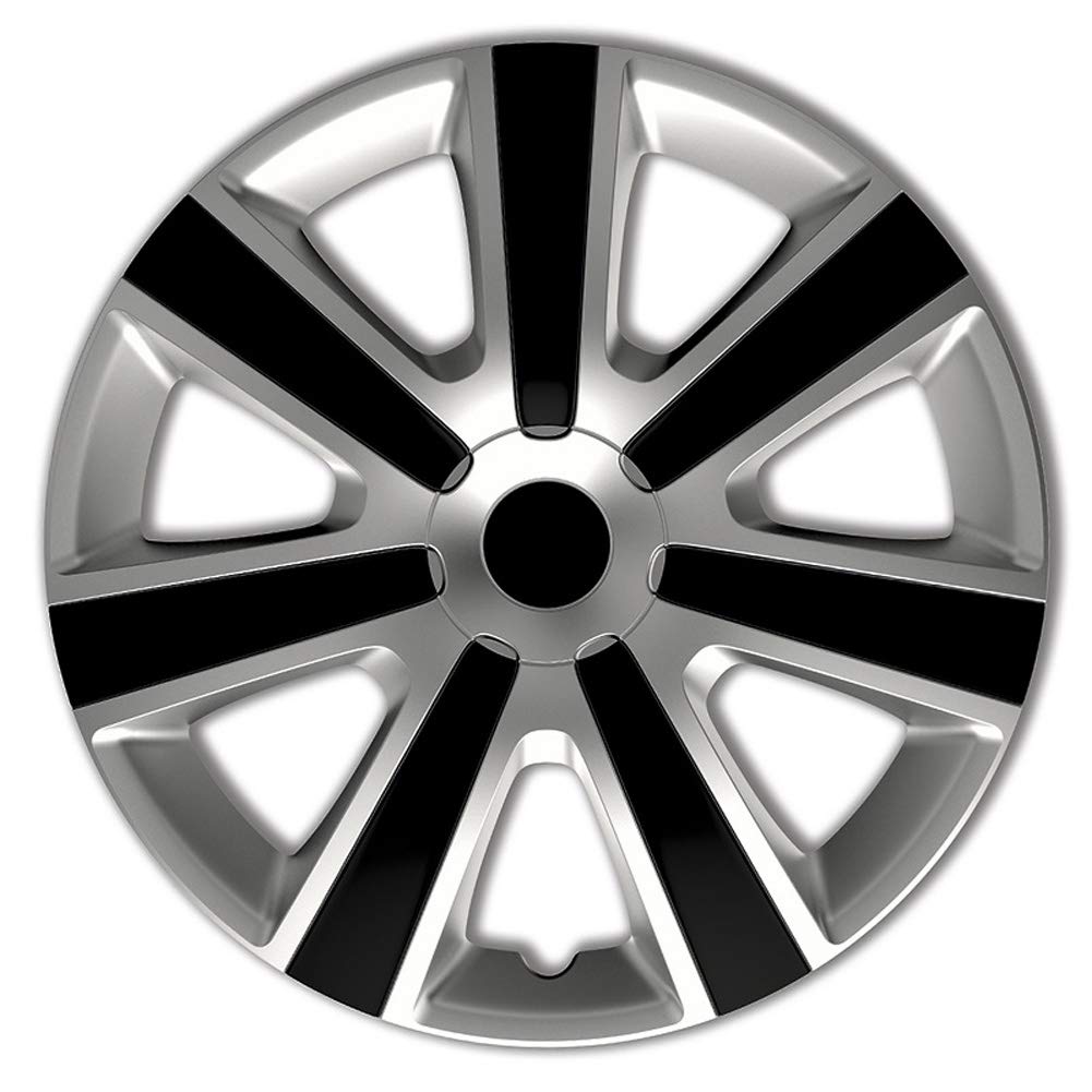 AutoStyle Set of 4 wheel covers VR 15-inch silver/black