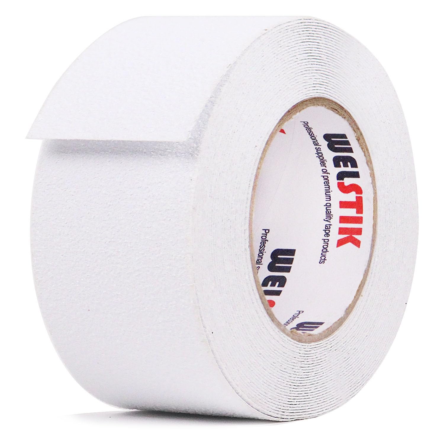 WELSTIK Anti-Slip Tape - Durable and Versatile PVC Material for Indoor and Outdoor Use 5 CM x 5 M, Clear