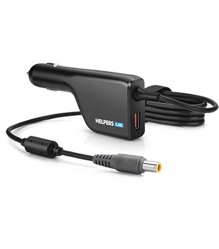 Amazon.com: HELPERS LAB Laptop Car Charger Adapter for IBM Lenovo