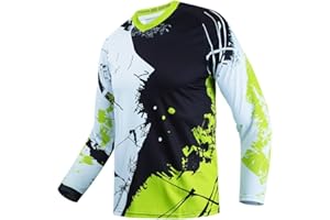 YOUALSO Dirt Bike Jersey for Youth, Kids Mountain Bicycle Shirt Long Sleeve for Motorcycle Motocross BMX Moto Mx Offroad Racing