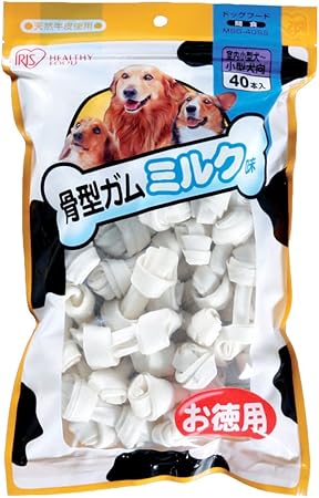 Amazon アイリスオーヤマ 骨型ガム ミルク味 ミニ 40本入 Msg 40ss アイリスオーヤマ Iris Ohyama ガム ローハイド 通販
