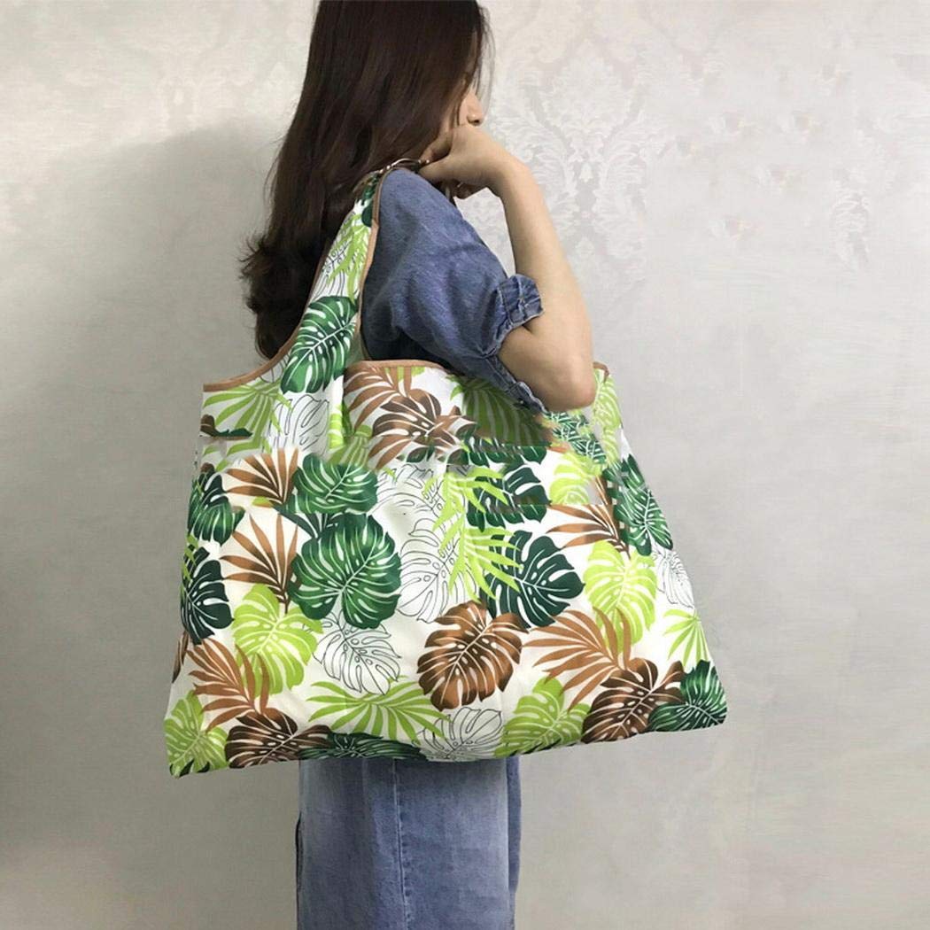 Cokil Portable Foldable Cartoon Pattern Square Environmentally Friendly Shopping Bag Reusable Grocery Bags