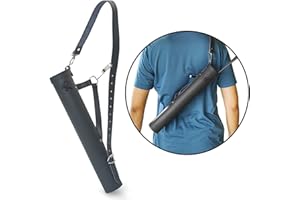 ONLYHANDMADE Scorpion Archery Back Arrow Quiver - Genuine Leather Arrow Case - Traditional Handmade Archery Quiver for Hunting & Target Practicing - Adjustable Lightweight & Comfortable Cow Leather