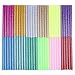 COCODE 12 Colors 60Pcs Hot Glue Gun Sticks 7mm by 10cm Hot Melt Glue Sticks Mini Glitter for DIY Art Craft Woodworking