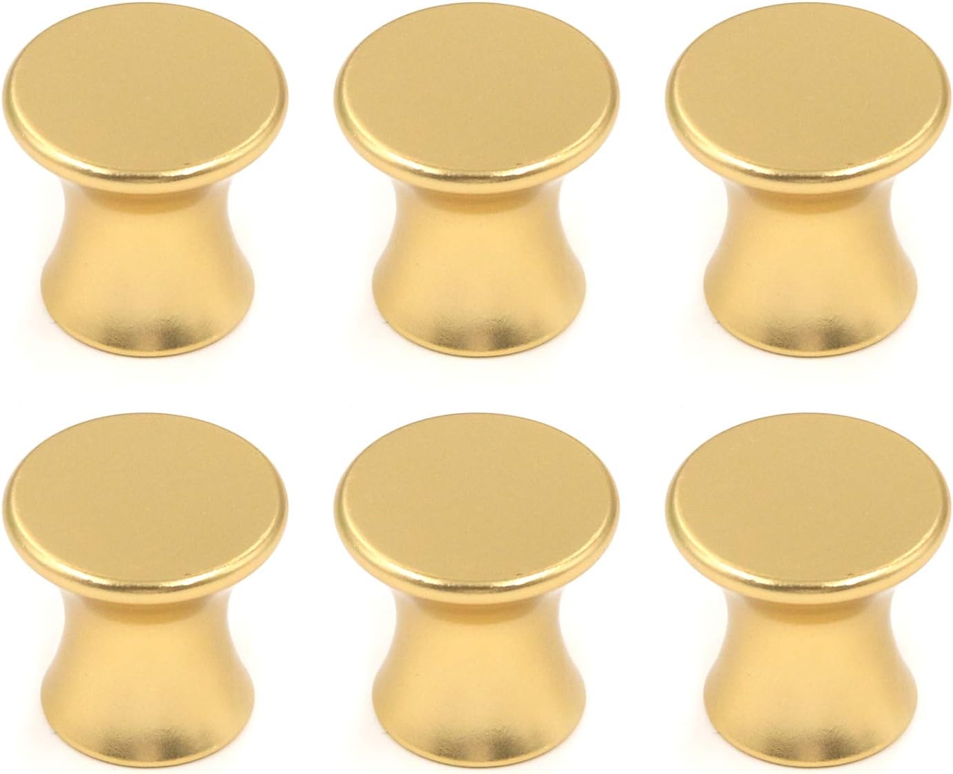 Antrader 6Pcs Round Knobs, 1inch Diameter Pull Handles