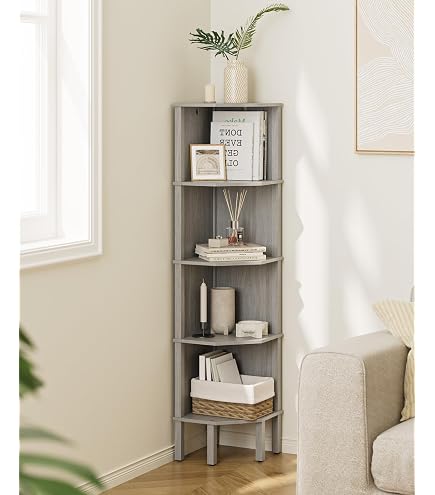 Amazon.com: Fun Memories 5 Tier Corner Shelf, 70” Corner Shelf