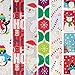 JAM Paper® Gift Wrapping Assortments - Assorted Rolls of Holiday Wrapping Paper - 6 Colorful Sparkle Gift Wrap Rolls per Pack