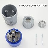 Casoter 16A 240V 3-Pin Weather Proof Industrial Plug ICE309-2 Dustproof view 4