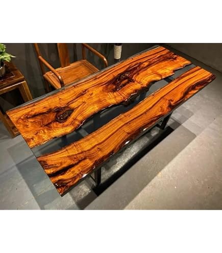 Amazon.com - TUZECH Personalized Large EPOXY Table, Resin Dining