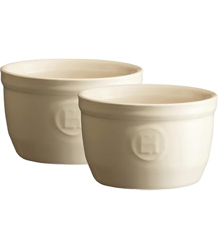 Amazon.com: Emile Henry Made in France 6.75 oz (Set of 2), 3.25