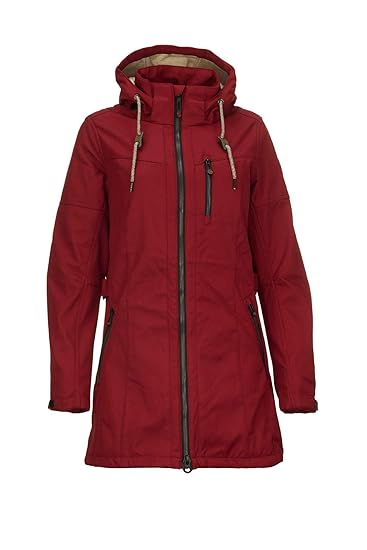 G.I.G.A. DX Damen Matava Casual Soft Shell Parka mit abzippbarer Kapuze