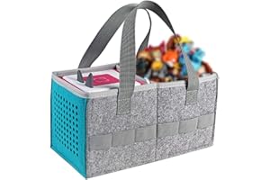 Hounyoln Carrying Case for Toniebox Audio Player Starter Set,Compatible with Tonie Starter Set,Tonies Figures Storage Bag(Blue)