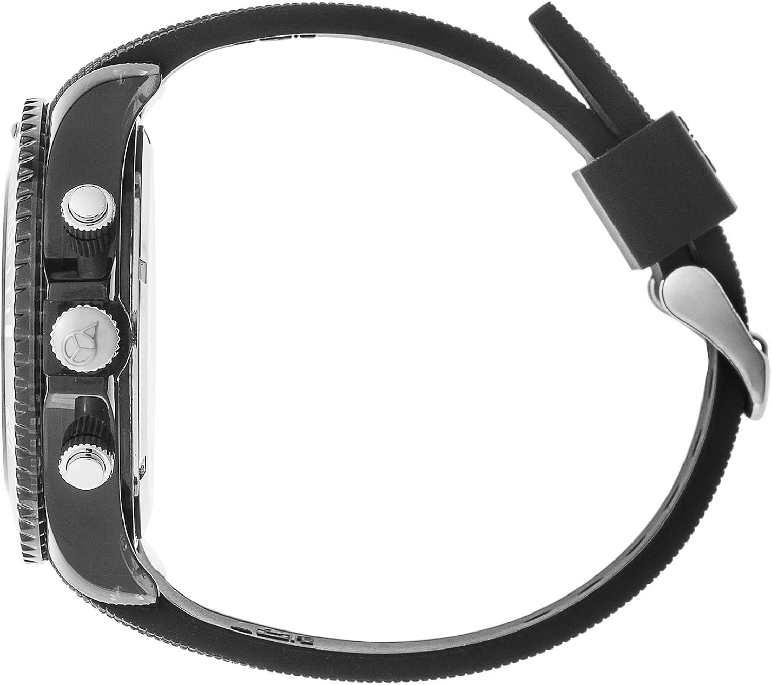 Ice-Watch - ICE Dune Black - Men's Wristwatch with Silicon Strap - Chrono - 014216 (Large), Large (44 mm) - Image 4