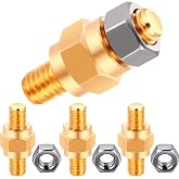 Boao 8-Piece Side Post Battery Terminal Adapter - 3/8 16 Bolts Standard Battery Post Stud Extender Screws