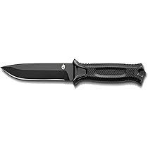 Coltello Outdoor Gerber Spine - Lama Fissa 9.4 Cm, Manico Gommato, Fodero Nylon, Verde