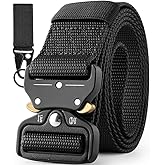 Tactical Belt, Military Nylon Web Belt for men, with Heavy Duty Quick Release Buckle, police Belt used for military training