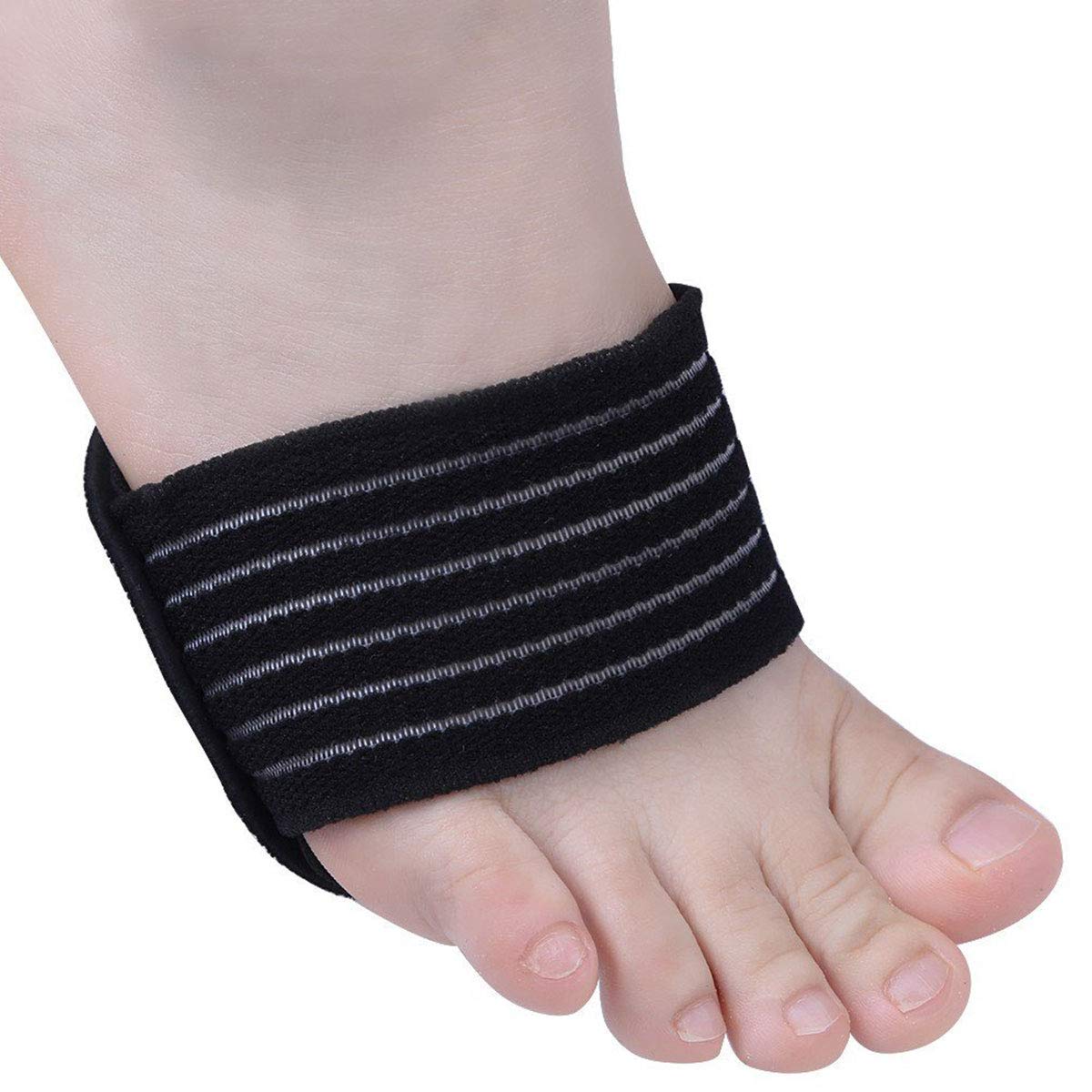 PEDIMEND Compression Arch Sleeves (1PAIR) - Plantar Fasciitis Arch Support with More Padded Comfort - For Fallen Arches/Plantar Fasciitis/Flat Feet - Shock Absorber Pad - UNISEX - Foot Care