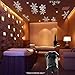 Christmas Projection Lights Led Projector Light, Kohree Christmas Outdoor Light Snowflake Spotlight 10 Pattern Sparkling White Landscape Lights for Holiday Party Waterproof