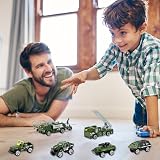 LKNBIF 6 PCS Military Vehicles Set Car Toys for Boys Party Favors Birthday Gift view 8