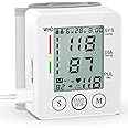 Rechargeable Wrist Blood Pressure Monitor, Blood Pressure Monitors for Home Use, BP Cuff Automatic, Blood Pressure Machine, L