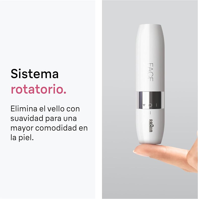 Mini Depiladora Facial para Mujer, FS1005, Blanco